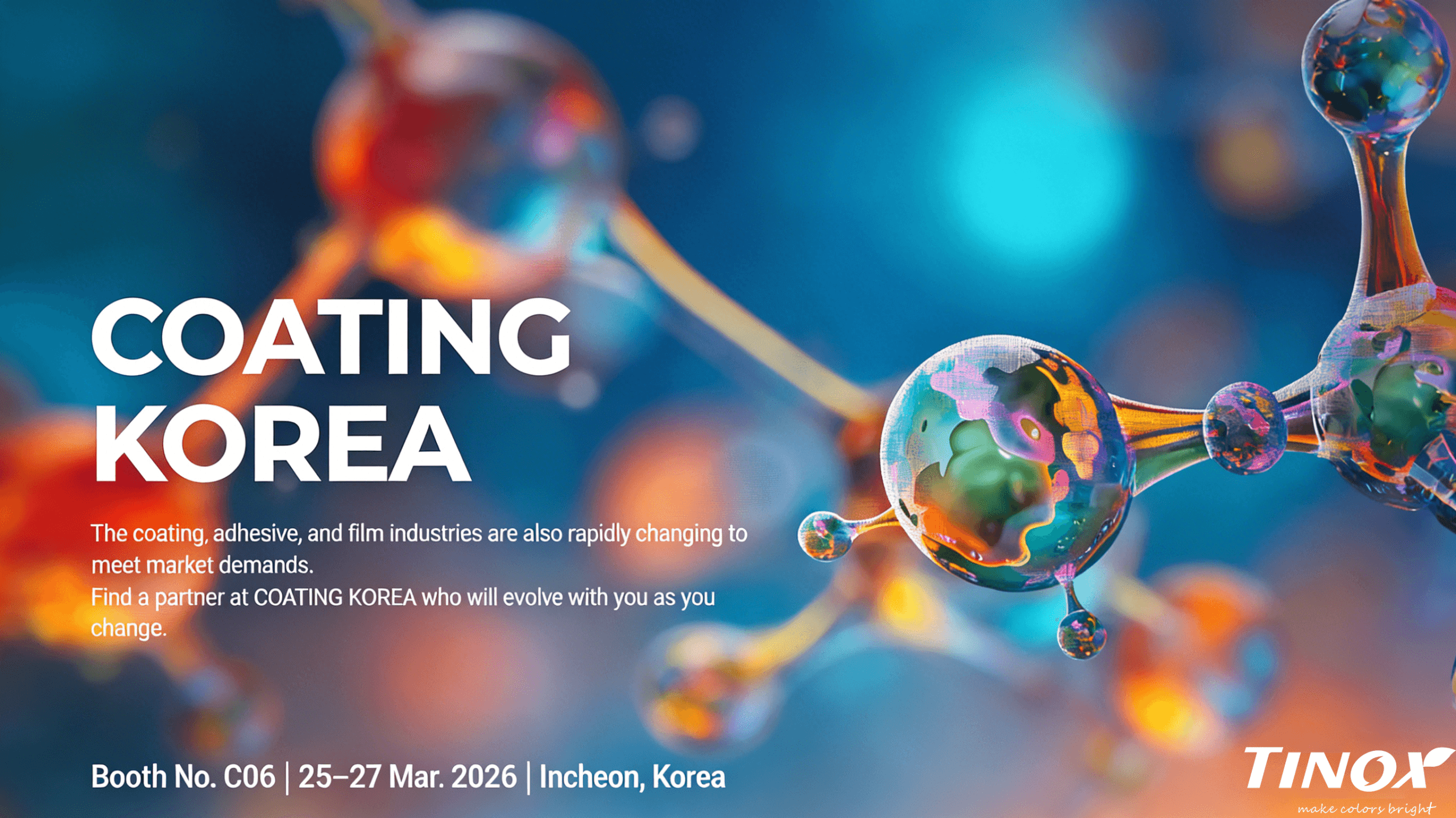 Coating Korea 2026 — Tinox Chemie Incheon Booth C06